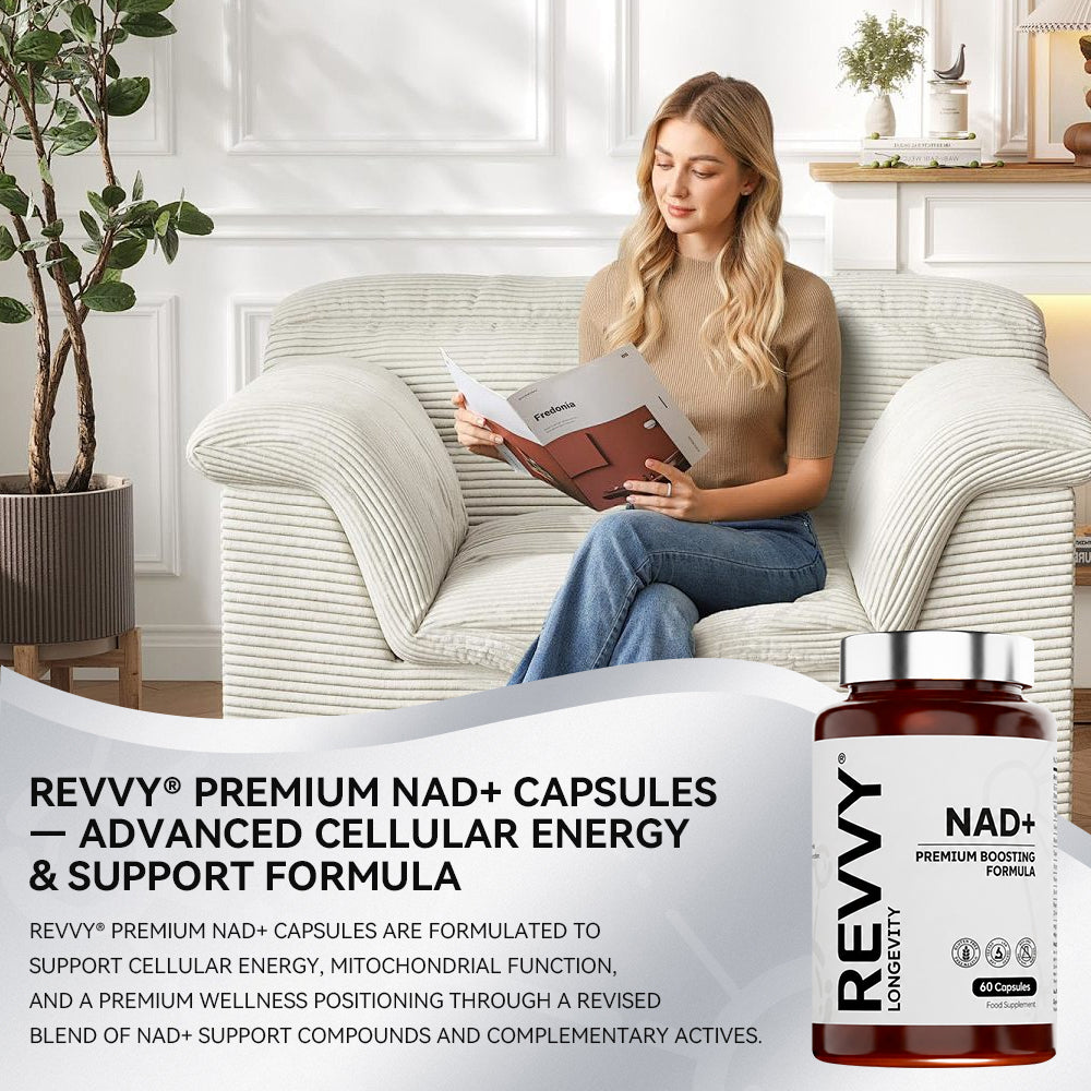 REVVY® NAD+ Premium Boosting Capsules (60 pces)