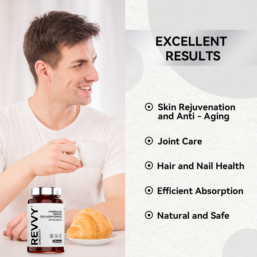 REVVY® Hydrolyzed Premium Collagen Capsules (120pcs)